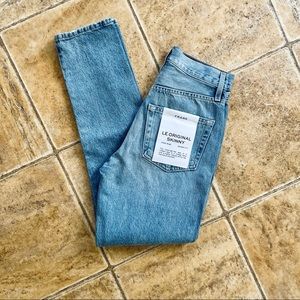 Frame Le Original Skinny Twist High Rise Jeans 23
